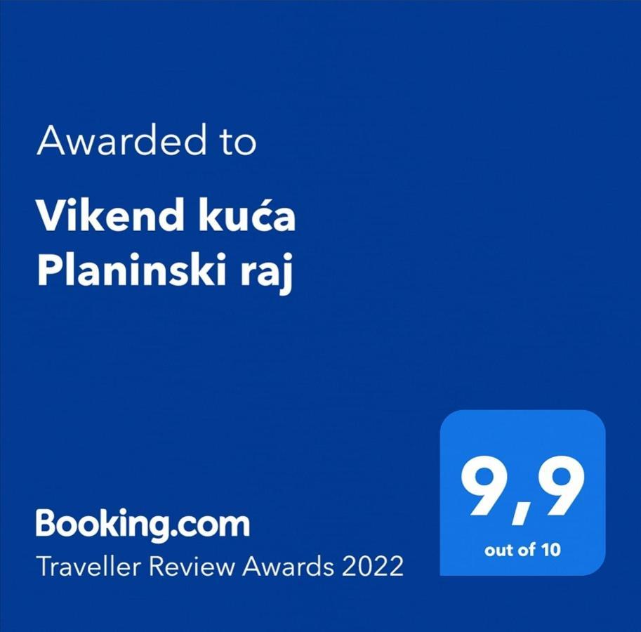 Vikend Kuca Planinski Raj Pale Exterior foto